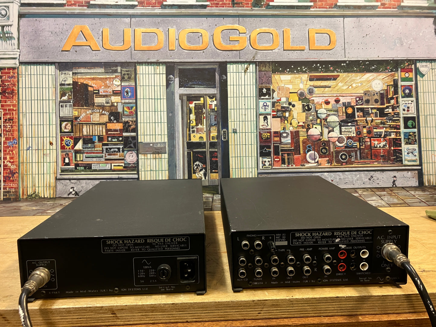 ION SYSTEMS OBELISK 3X + X-PAK 1 AMPLIFIER AND POWER SUPPLY