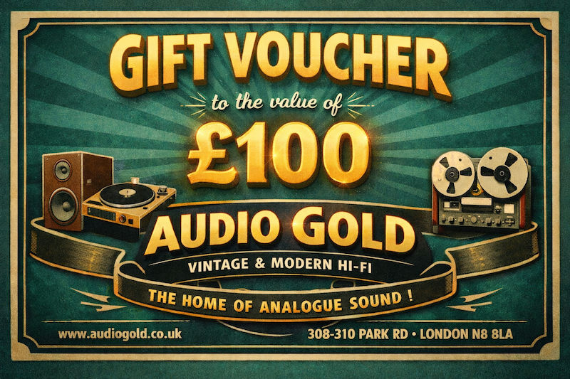Audio Gold Gift Voucher