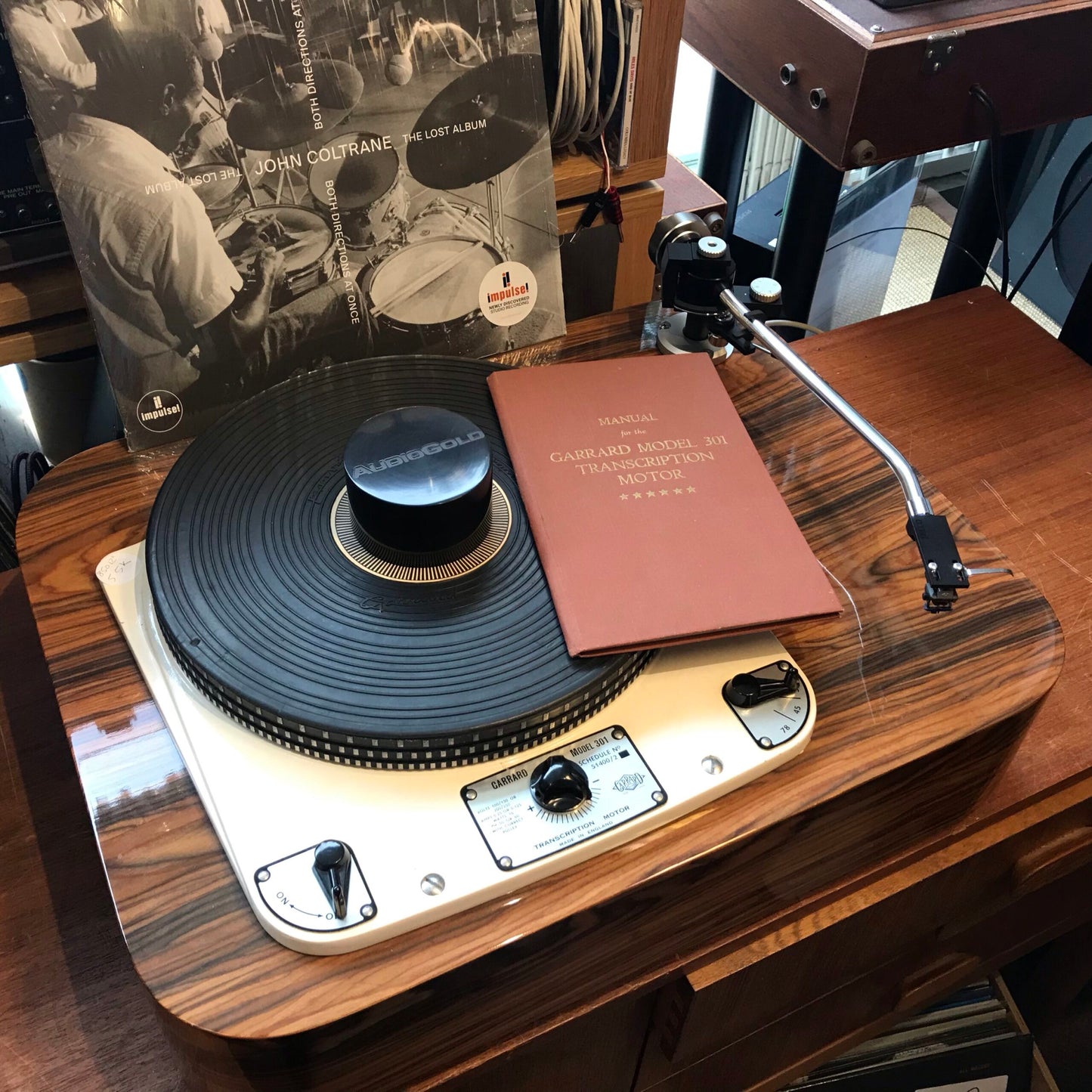 Garrard 301 // Jelco 850 12”, Rosewood Plinth.  - SOLD NOW