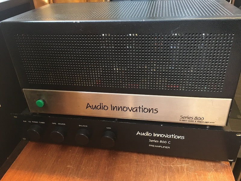 Audio Innovations Series 800 valve power amp + 800c pre amplifier