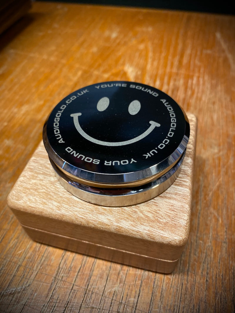 Audio Gold Vinyl record weight/vinyl puck