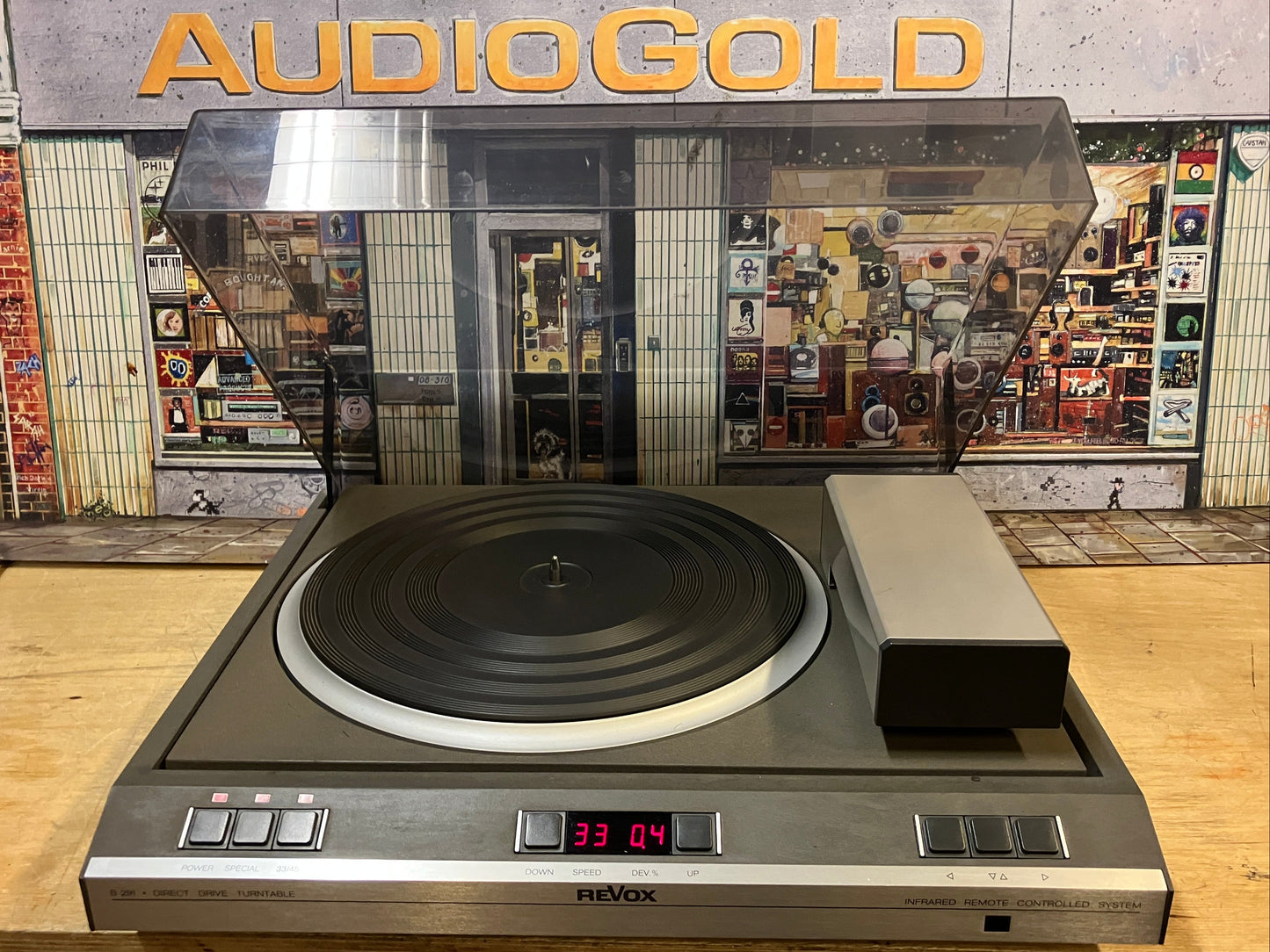 Revox B291 Direct Drive Linear Tracking Turntable