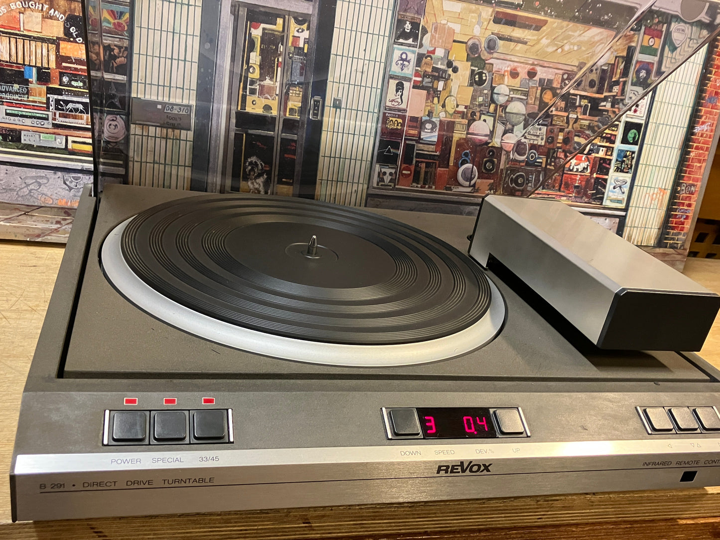Revox B291 Direct Drive Linear Tracking Turntable