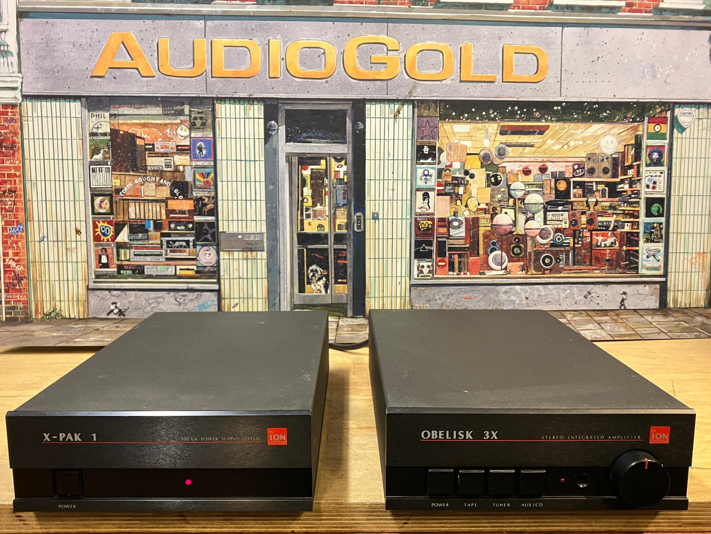 ION SYSTEMS OBELISK 3X + X-PAK 1 AMPLIFIER AND POWER SUPPLY