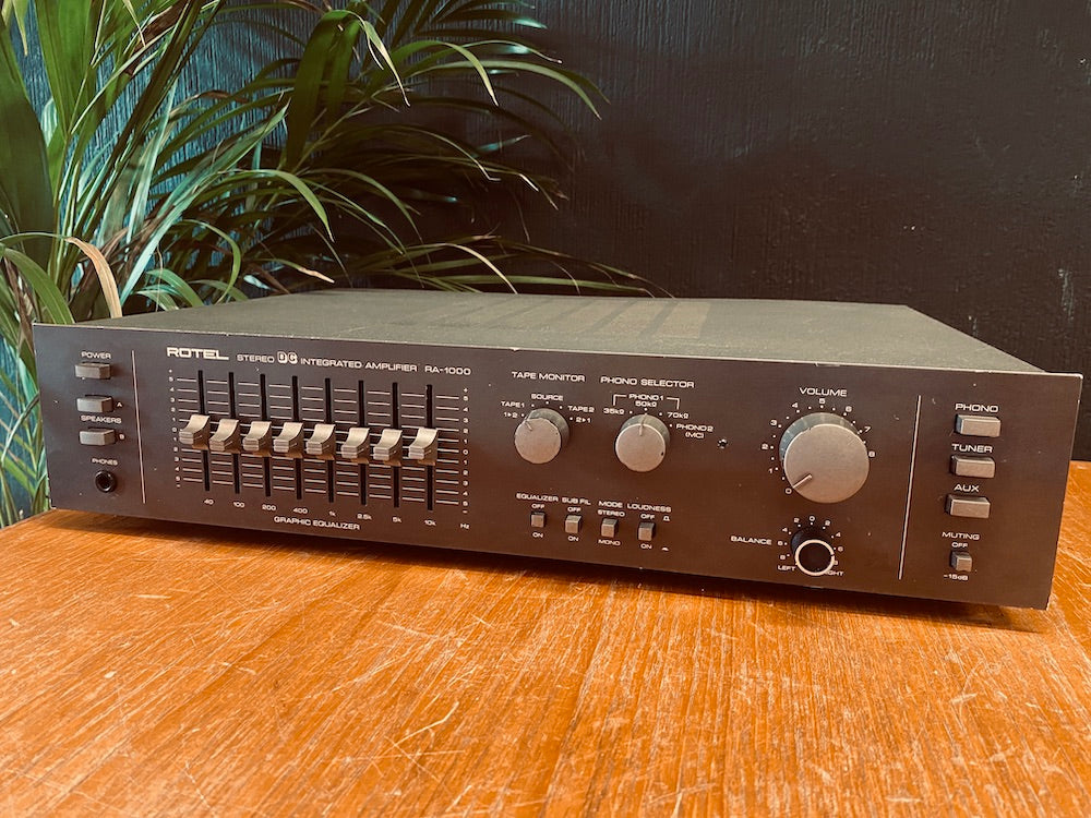 Rotel Amplifiers & Receivers - Vintage & Secondhand