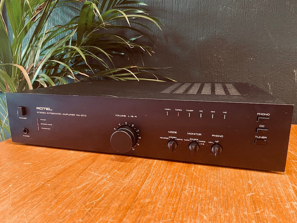 Rotel Amplifiers & Receivers - Vintage & Secondhand