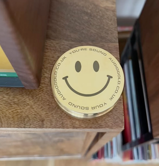 Audio Gold Vinyl record weight/vinyl puck