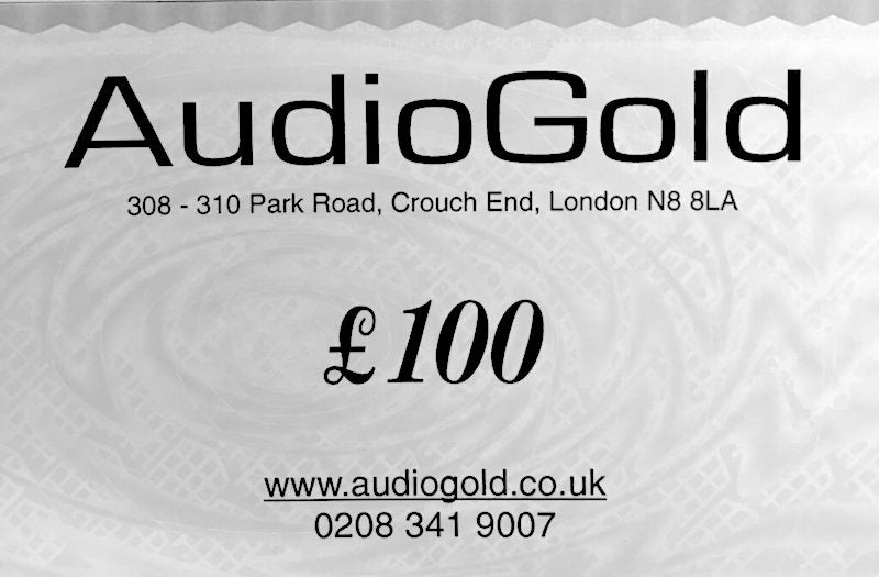 Audio Gold Gift Voucher