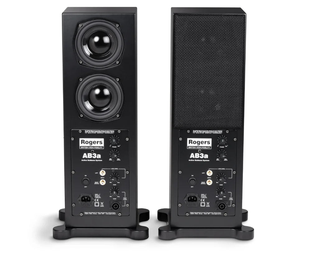 ROGERS AB3A STEREO ACTIVE SUBWOOFERS FOR LS3/5A