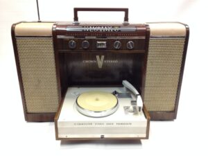 Crown Portable Stereo Radio Phonograph
